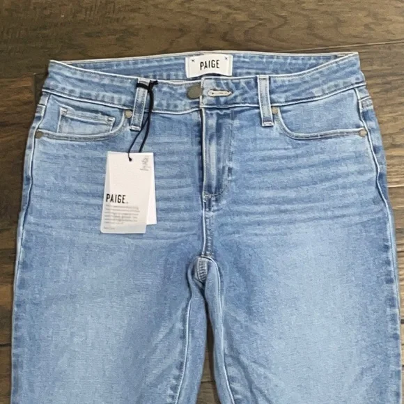 NWT PAIGE SKYLINE ANKLE PEG DENIM. SIZE 27. FREE HOLIDAY SHIPPING - Picture 2 of 9